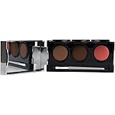 Dermaflage Tattoo Cover Up Makeup (Dark) - Bruise Full Coverage Concealer - Full Coverage Waterproof Concealer for Bruise, Scars & Acne - Smudge Proof Body Makeup Palette with 3 Pro SFX Shades + Brush