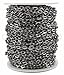 CleverDelights 4x6mm Cable Chain - Gunmetal Color - 30 Feet