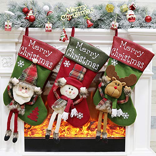 Dreampark Christmas Stockings, Big Xmas Stockings Decoration - 18\
