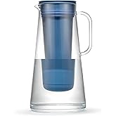 LifeStraw Home – Water Filter Pitcher, 7-Cup, Stormy, BPA Free Designed for Everyday Protection Against Bacteria, parasites, 