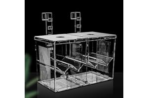 Aquarium Breeder Box, Acrylic Aquarium Breeder Box, Betta Incubator Isolation Hatchery Feeding Boxes for Small Fish Fry Hatch