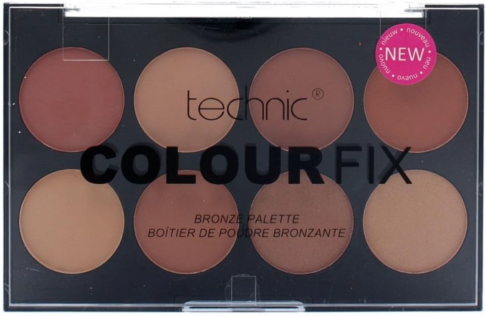 Technic Colour Fix Pressed Powder Bronze Palette Contour Bronzing