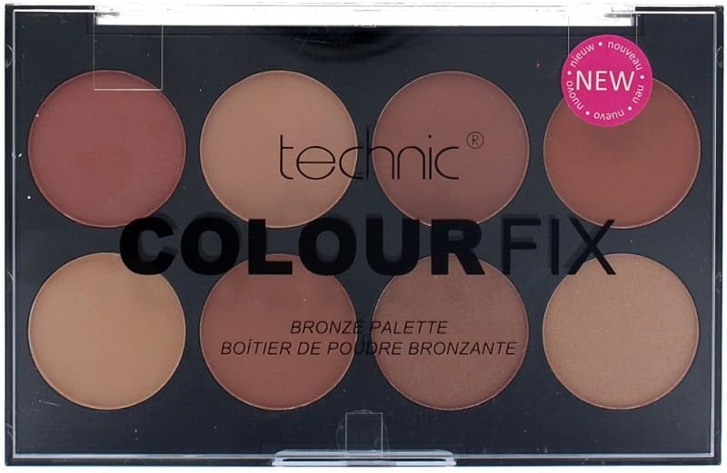 Technic Colour Fix Pressed Powder Bronze Palette Contour Bronzing