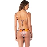 Maaji Women's Sunning Low Rise Tie Side Cheeky Cut Bikini Bottom