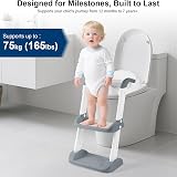 Hibtn Adjustable Toilet Training Seat Kids 1-7 Years UK Round Fits view 6