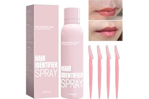 GEBUTP Hair Identifier Spray For Face Shaving, 𝑺𝒌𝒏𝒃𝒐𝒅𝒚 hair removal face shave spray, Touch Flawless Dermaplane Facial Exfoliator and Hair Remover, Hair Identifier Spray for Face Dermaplaning (1 Pack)