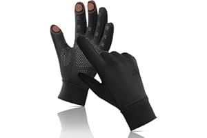 Aerynx Winter Gloves Women Men Cold Weather Touch Screen 3-Layers Liner Glove for Running, Cycling, Biking, Hiking, Driving