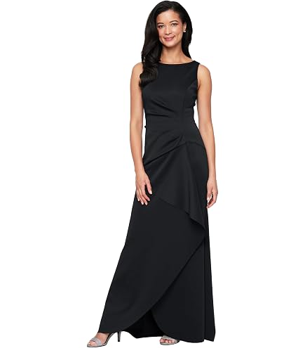 Calvin Klein Women's Dress, Halter Neck Gown with Draped Front & Beading, Blossom Multi, 6 : Clothing, Shoes & Jewelry