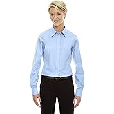 Devon & Jones Ladies' Crown Woven Collection™ Solid Oxford 3XL FRENCH BLUE