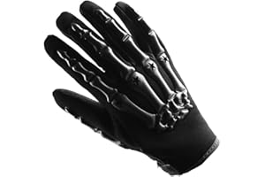 1Storm Adult Motocross Gloves Motorcycle BMX MX ATV Dirt Bike Bicycle Skeleton Cycling Gloves