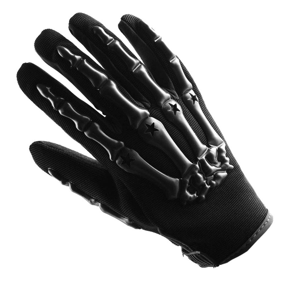 Photo 1 of 1Storm Adult Motocross Gloves Motorcycle BMX MX ATV Dirt Bike Bicycle Skeleton Cycling Gloves Black