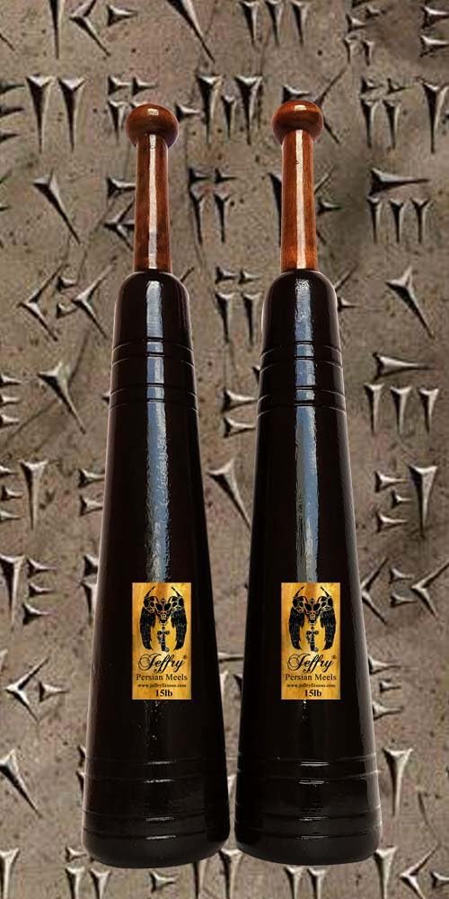Jeffry : Indian Jori-15lb Pair - Walnut - Classic Style