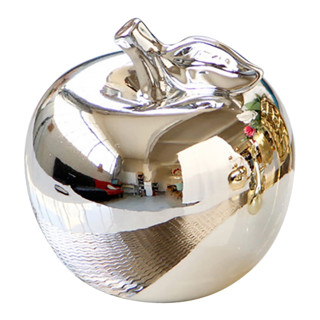 Ceramic Apple Ornament Figurines - Apple Shaped Ceramics Porcelain Apple Statue Ornament Ceramic Fruit Decor - Apple Paperweight Craft Decoration Home Decoration