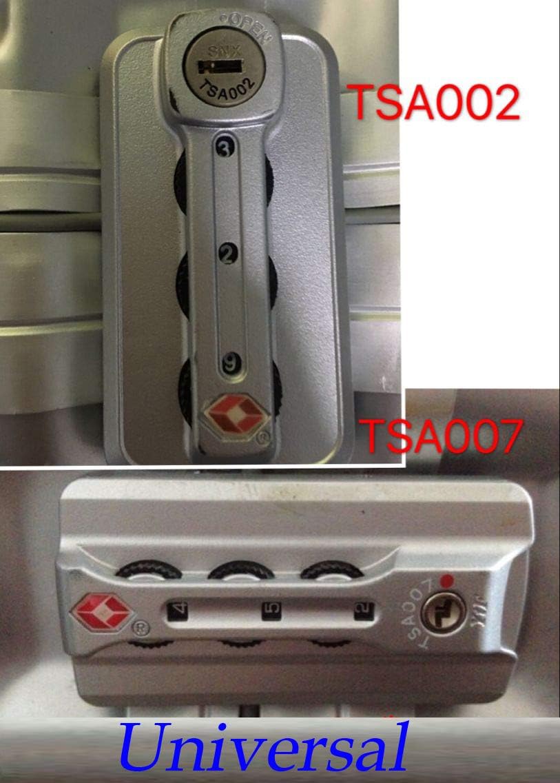 TSA Resettable 3 Digit Combination Travel Luggage Suitcase TSA 002 007 Lock Key Security (Only One TSA007 Key (Without Lock)): Home Improvement