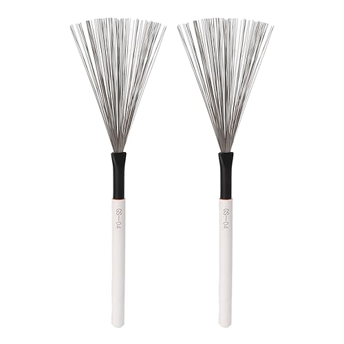 VICASKY Drum Set Accessory Maple Drumsticks Wire Brush Cardio