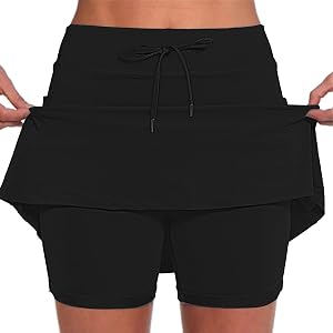 MABUTINGTI Skorts for Women with Pockets Summer Tummy Control Dressy Causal Golf Tennis Athletic Stretch High Waisted Skirts