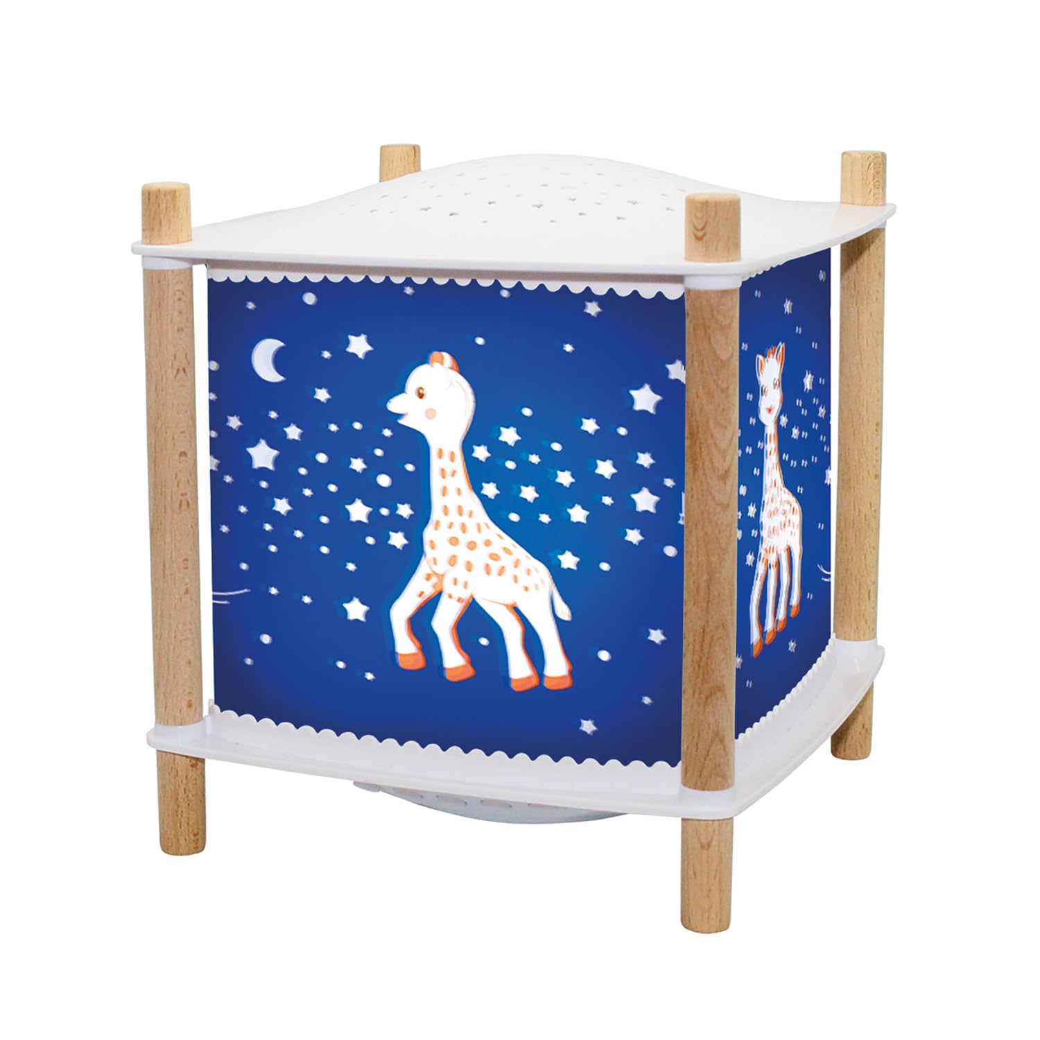 Trousselier - Sophie The Giraffe© - Nightlight - Lantern Revolution 2.0 - Ideal Children Gift - Musical Star Projector - Music & Evening Stories By Streaming - Crying Detector - Rechargeable - 2 count