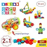 BLAGOO Building Blocks 45 pcs Plastic Construction Learning Set in Car Toy Case