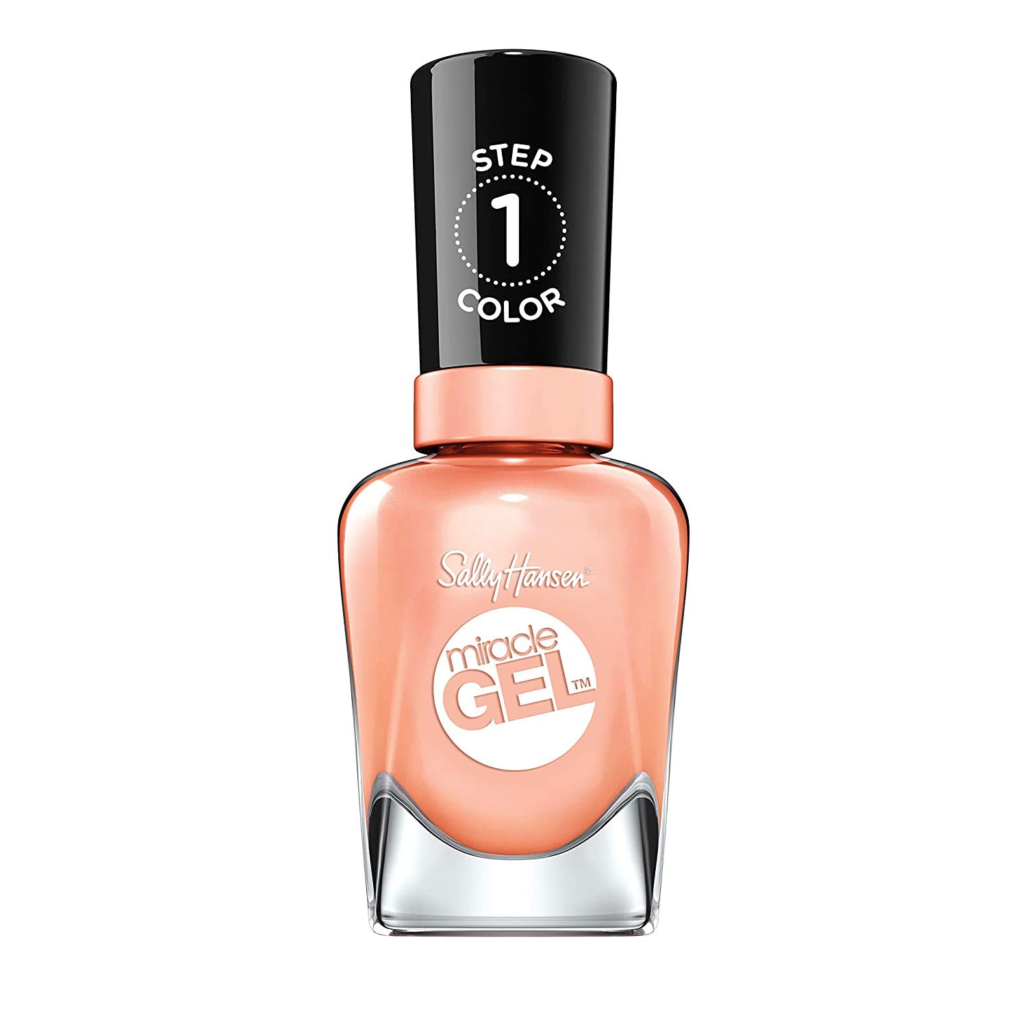 Sally Hansen Miracle Gel Nail Polish At-home gel manicure, Sweet Tea, Nude Shades - 14.7ml