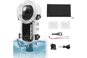JMI MAGIC Invisible Dive Case Compatible with Insta360 X4, 164ft Underwater Diving Waterproof Housing Shell for Insta 360 X4 Protective Case for with Accessories
