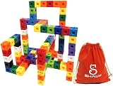 SHAWE Kids Construction Toys Snap Cube Educational Building Set 100 pcs view 7