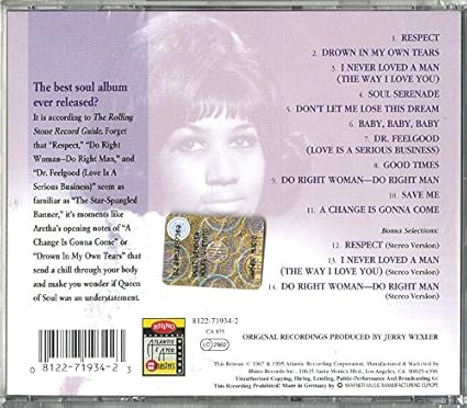 I Never Loved A Man The Way I Love You - 