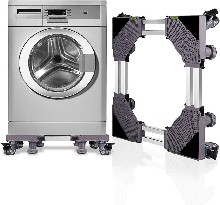 Soporte Con Ruedas Para Radiador O Calentador Eléctrico - Acero Al Carbono, Ruedas Giratorias 360°, Color Negro O Blanco