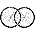 ICAN Alpha 38 Disc Pro 1460g Carbon Road Bike Wheelset Disc Brake 28mm Width Clincher Tubeless Compatible Thru-axle