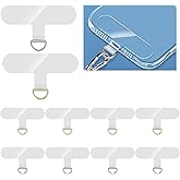 HIQU and HIST 10 Pcs Phone Tether Tab,Universal Phone Lanyard Patch Replacement Part for Cell Phone Strap,2 Colors