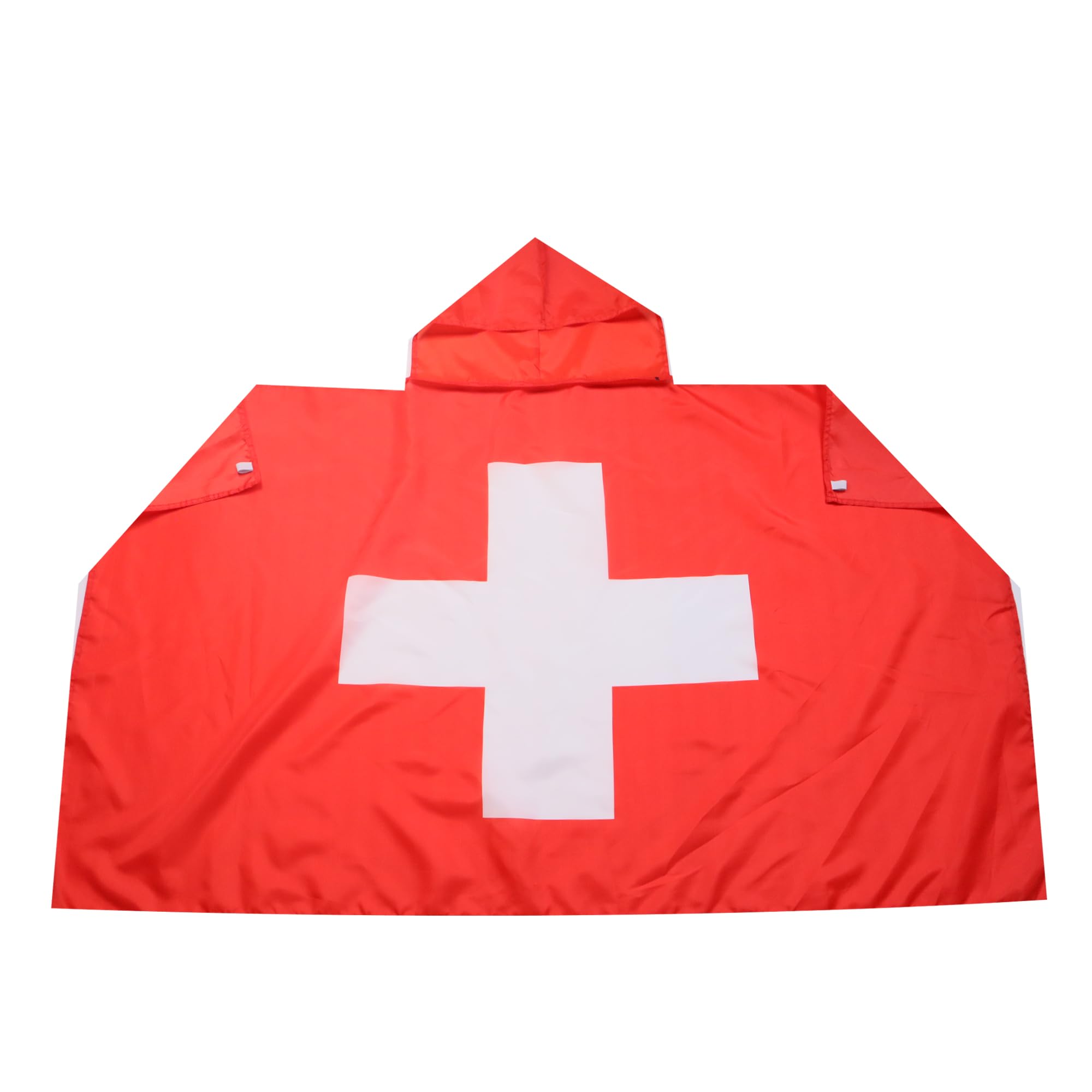 AZ FLAG - Switzerland Body Flag - 3x5 Ft - Swiss Cap Flag - 100% Polyester with Inegrated Sleeves and Hood - Vivid Colors - 3' x 5' Feet - 150x90 Cm