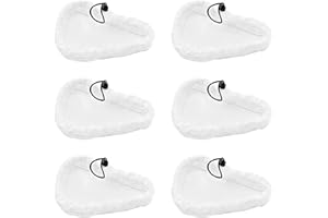 3/6/8Pcs Microfiber Mops Replacement Triangles Pads Fit for H20 S302 Cleaner Replacement Microfiber Replacement Cloth for Mop