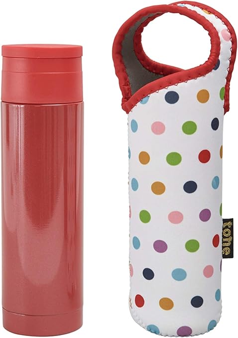 Amazon Co Jp Tone ボトル カバー レッド ステンレスボトル 約300ml Tb 04 ホーム キッチン
