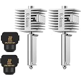 Upgrade A1/A1 Mini/A2L Hotend 0.4mm Hardened Steel Nozzle 2pcs | Fast Speed&amp;High Temp Integrated Structure Hot End Replacement with Silicone Cover for Bambu Lab A1/A1 Mini/A2L 3D Printers