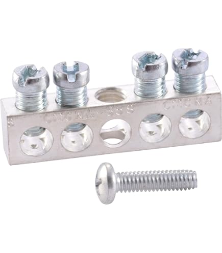 Insulated Neutral Bar Ilsco NBST-2/0 Neutral Bar Adapter 2/0-14 ...