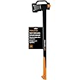 Fiskars X27 Super Splitting Axe, 36" Wood Splitting Axe for Medium to Large Size Logs with Shock-Absorbing Handle, Split Fire