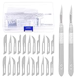 Swpeet 42Pcs 4 Styles #10#11#12#15 Scalpel Blades