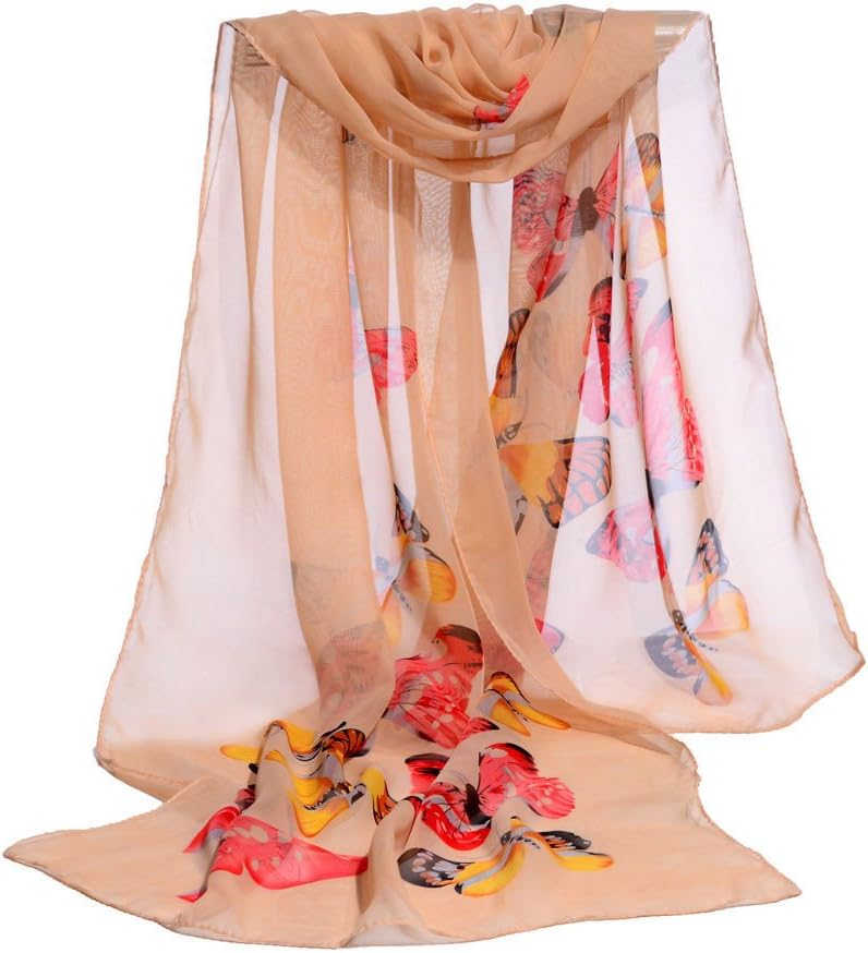 Women Long Scarf, DELOITO Fashion Women Long Soft Wrap scarf Ladies Shawl Chiffon Scarf Scarves