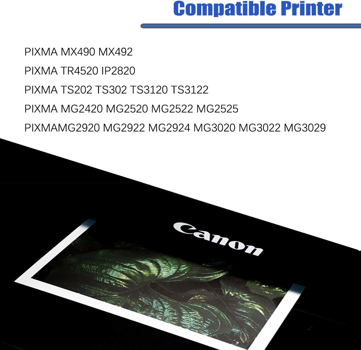 HOTCOLOR 243-244 Printer Ink Cartridge Replacement for Canon Ink 243 and 244 PG 243 CL244 for Canon PIXMA TR4520 MX492 MG3020 MG2520 (1Black/1Tri-Color, 2Pack): Electronics