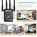 WAVLINK 1200Mbps Dual Band WiFi Range Extender, AC1200 5Ghz 2.4Ghz Wireless Signal Booster/Repeater/Access Point/Router with 2 Ethernet Port/External Antenna - Black