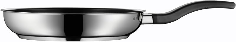 Devil - Sartén Antiadherente 28 cm, Sartén de Acero Inoxidable y Revestimiento Antiadherente para Todo Tipo de Cocinas Incluido Inducción, Color Negro