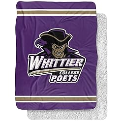 Whittier College Blanket, 60"x80" Primary