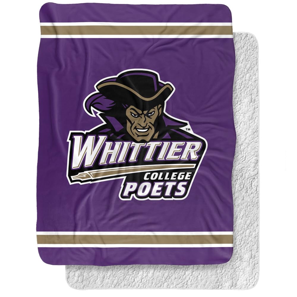 Whittier College Blanket, 60"x80" Primary