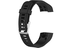 Muovrto Watch Band for Garmin Approach X40/X10, Silicone Replacement Sport Band Watch Strap for Garmin Vivosmart HR Plus