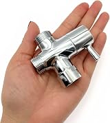 JZK 3-Way Shower Arm Diverter Valve 1/2 G1/2 Brass Chrome Plated view 7