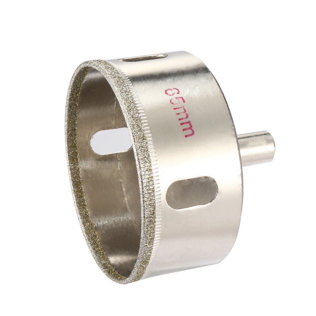 Sourcingmap 65mm Diamond Coated Glass Hole Saw Drill Bits for Ceramic Tile Marble Rock Porcelain Bottles Pots Brick