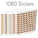 Safari Sunday School Stickers for Kids - 1,080 ct