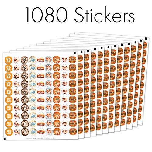 5 Safari+Vacation+Bible+School+Stickers