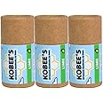 3 pack - Kobeesco Lip Balm, Lip Moisturizer, Lip Cure, Lip Balm, Chapstick (Lime)