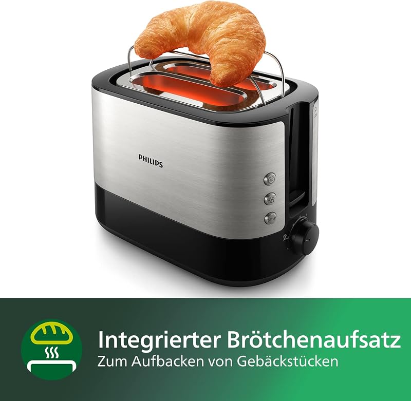Toaster, Edelstahl, 7 Bräunungsstufen