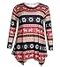 Zerdocean Women's Plus Size Long Sleeve Printed Tunic Flowy Top Loose Fit Shirt 108 3X